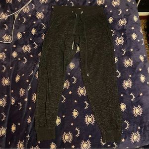 Heather dark grey joggers